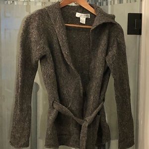 Wool/cotton cardigan